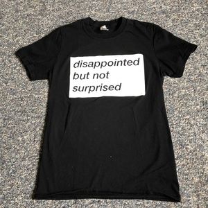 Ironic type t-shirt
